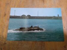 Amphibian tractor, Camp Del Mar, Camp Pendleton, postcard picture