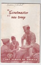 BSA Boy Scout Book: The Scoutmaster in a New Troop - 1957 picture