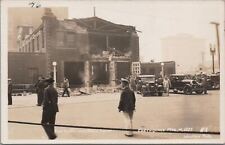RPPC Postcard Fire Station #1 Long Beach CA Earthquake March 10 1933 #1 picture