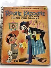A Little Golden Book Rootie Kazootie Joins The Circus 1st Edition Copyright 1955 picture