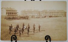 1887 Rare CDV Photograph 7th Cavalry Fort Riley Kansas - Battalion Inspection picture