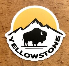 YELLOWSTONE NATIONAL PARK 3” DECAL STICKER WYOMING CLIMB MONTANA TV SHOW DUTTON picture