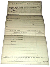 1897 NEW HAVEN RAILROAD POPE BICYCLE MANUFACTURING SHIPPING RECEIPT HARTFORD CT picture