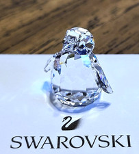 🐧Swarovski Crystal MINI (1 In.) Baby Penguin Figurine, w/ Iridescent Eyes, Logo picture