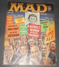 MAD MAGAZINE JULY 1960 #56  VERY NICE  KELLY FREAS FRONT AND BACK COVERS picture