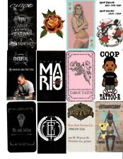 144 Different American Tattoo Shop Business Cards Set 2 picture