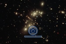 GRAVITATIONAL LENSING GALAXY CLUSTER ABELL 2813 4X6 PHOTO picture
