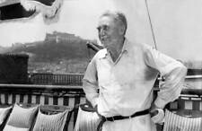 The American poet Ezra Pound after his return United States Ju- 1958 Old Photo picture