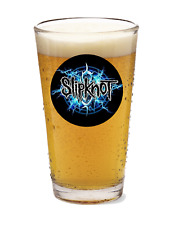 Slipknot - Rock and Roll - 16oz Pint Beer Glass Seltzer Barware Tea Cocktail 59 picture