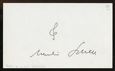 Maximilian Schell d2014 signed autograph 3x5 Cut Actor in Judgment at Nuremberg picture