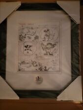 2003 - RARE Disney Mickey Mouse Plane Crazy Comics #1 Framed Pin Set   LE 2000 picture