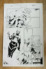 X-MEN #14 original art KYMERA BLACK PANTHER maul stab FUTURES DRONE 2014 picture