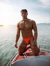 Male Model Print Muscular Handsome Beefcake Shirtless Pumped Chest Hot MM998 picture