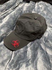 VETEMENTS Biohazard Logo Cap Black Cotton Red Embroidered GENETICALLY MODIFIED picture