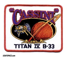 CASSINI HUYGENS MISSION TO SATURN & TITAN IV B-33 NASA JPL SPACE Launch PATCH picture