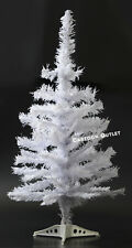 SMALL CHRISTMAS TREE WHITE ARTIFICIAL 2 FT TABLE TOP NATURAL STYLE PINE TREE  picture