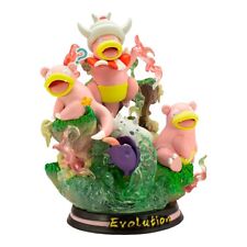 Slowpoke Slowking Family Evolution Pokemon Statue Figure Evolving LED Light picture
