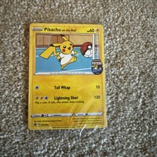 Pikachu on the Ball Pokemon Futsal 001/005 SEALED - Pokemon TCG picture
