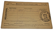 OCTOBER 1924 DELAWARE & NORTHERN TRAIN #4 RPO  ARKVILLE  POST CARD CATSKILLS picture