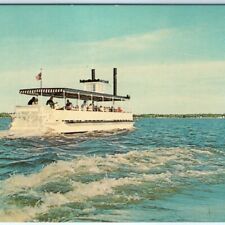 c1960s Clear Lake IA Steamer Showboat Steamship Tour Chrome Photo Postcard A63 picture