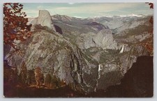 Yosemite, California The High Sierra from Glacier Point Chrome Unposted picture