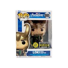 Funko Pop Marvel Avengers Loki with Scepter GITD EE Exclusive 985 picture