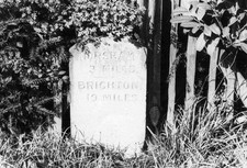 Photo 6x4 Old Milestone by the A281, Monk's Gate, Lower Beeding parish Co c1970 picture