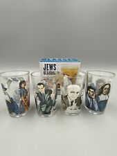 The Unemployed Philosophers Guild Set of 4 Jews Glasses With Box picture