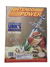 Nintendo Power #50 Complete Magazine Tattoos Cards Zelda 4 Link’s Awakening picture