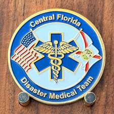 Central Florida Disaster Medical Team EDC Orlando 2019 Challenge Coin  M#34 picture