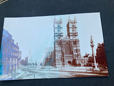 RPPC Westminster Abbey, West Front, London, UK c.1909 picture