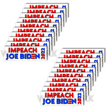 Impeach Joe Biden 2022 Keep America Great Sticker President Biden FJB 20 PACK picture