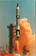 NASA Gemini Titan 4 Rocket, Kennedy Space Center, Florida - 1966 Chrome Postcard picture