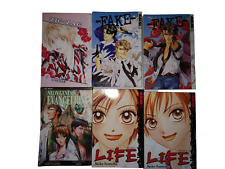 LOT OF 6 MANGA BOOKS LIFE - FAKE - ZIG ZAG & NEON GENESIS MANGA LOT TOKYOPOP picture