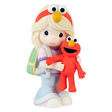 ✿ New PRECIOUS MOMENTS Sesame Street Figurine ELMO Puppet Girl Fan Backpack picture