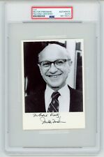 Milton Friedman ~ Signed Autographed Smiling Photograph ~ PSA DNA Encased picture