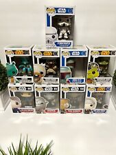 Lot of 9 Funko Pop STAR WARS Figures + Action Figures & 1 Card pack picture