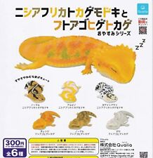 African Fat-Tailed Gecko All 6 Type / Set Gashapon Capsule Toys picture
