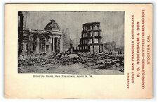 1901-07 Postcard San Francisco Earthquake D. S. Rosenbaum & Son Stockton CA picture