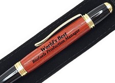 Gift For Biofuels Production Manager World's Best Engraved Pen Present picture