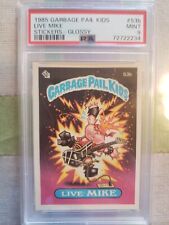 1985 Garbage Pail Kids Live Mike Glossy PSA 9 Series 2  New Slab picture