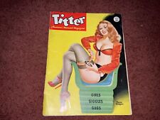 Titter Magazine Vol. 3 #5, Apr. 1947 Great Peter Driben Cover Pin Ups VTG picture