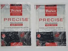 2 Tylenol Precise Pain Relieving Heat Patch Arms Neck Legs *Collectible picture