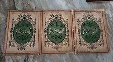 Lot of 3 Frank Leslie's Popular Monthly Dec 1881 Oct 1881 August 1878 picture