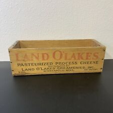Vintage Cheese Box Land O’ Lakes Wood Box American 5 Lb. Wooden picture