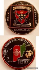 USMC Afghanistan Personnel Retrieval Processing Mortuary Affairs Challenge Coin picture