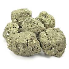 Bulk Wholesale Lot 1 Kilo ( 2.2 LBs ) Iron Pyrite Crystal Raw Rough Fools Gold picture