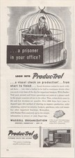 Wassell Organization 1946 Original Print Ad Produc-Trol Office Productivity picture