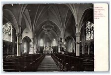 c1905's Interior Cathedral 10th And Douglas Sioux City Iowa IA Unposted Postcard picture