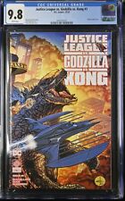 Justice League Vs Godzilla King Kong #1 Wraparound Johnson CGC 9.8 DC Comics  picture